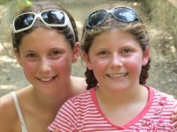 two girls with sunglasses